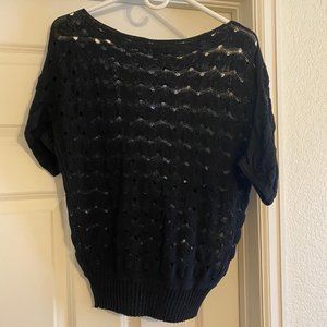 Bebe black knit sweater